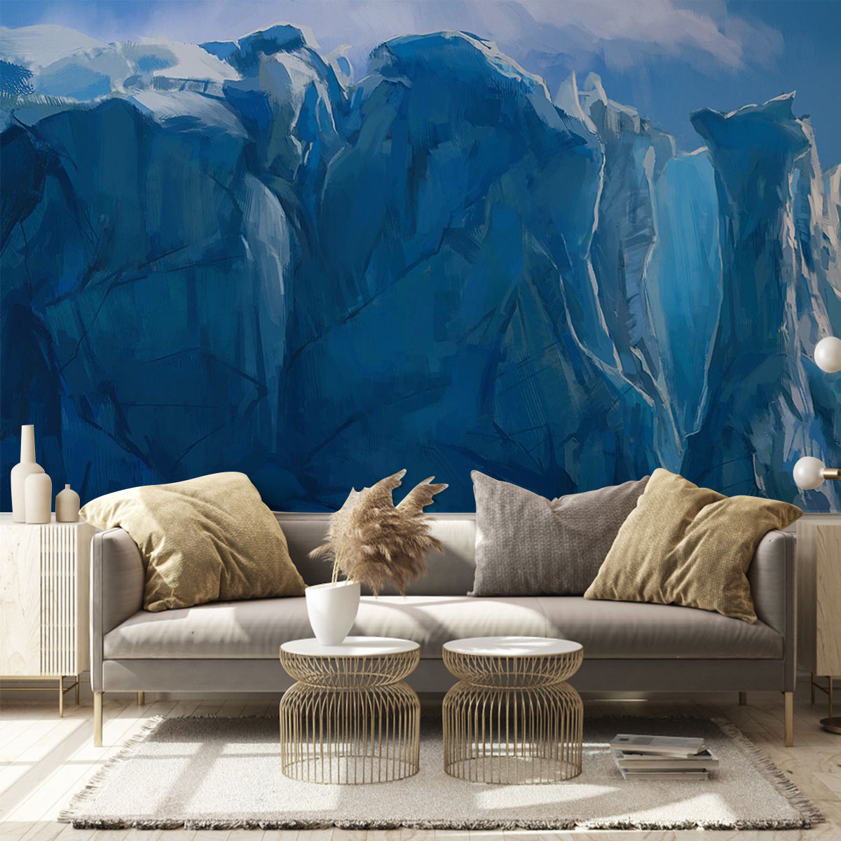 Ice Glacier Wall Mural_2_1