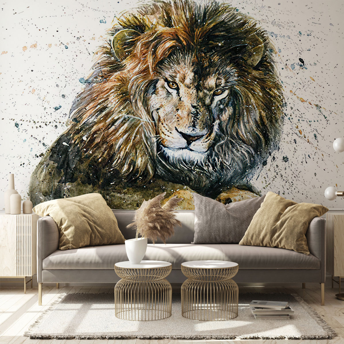 Lion Wall Mural_2_1