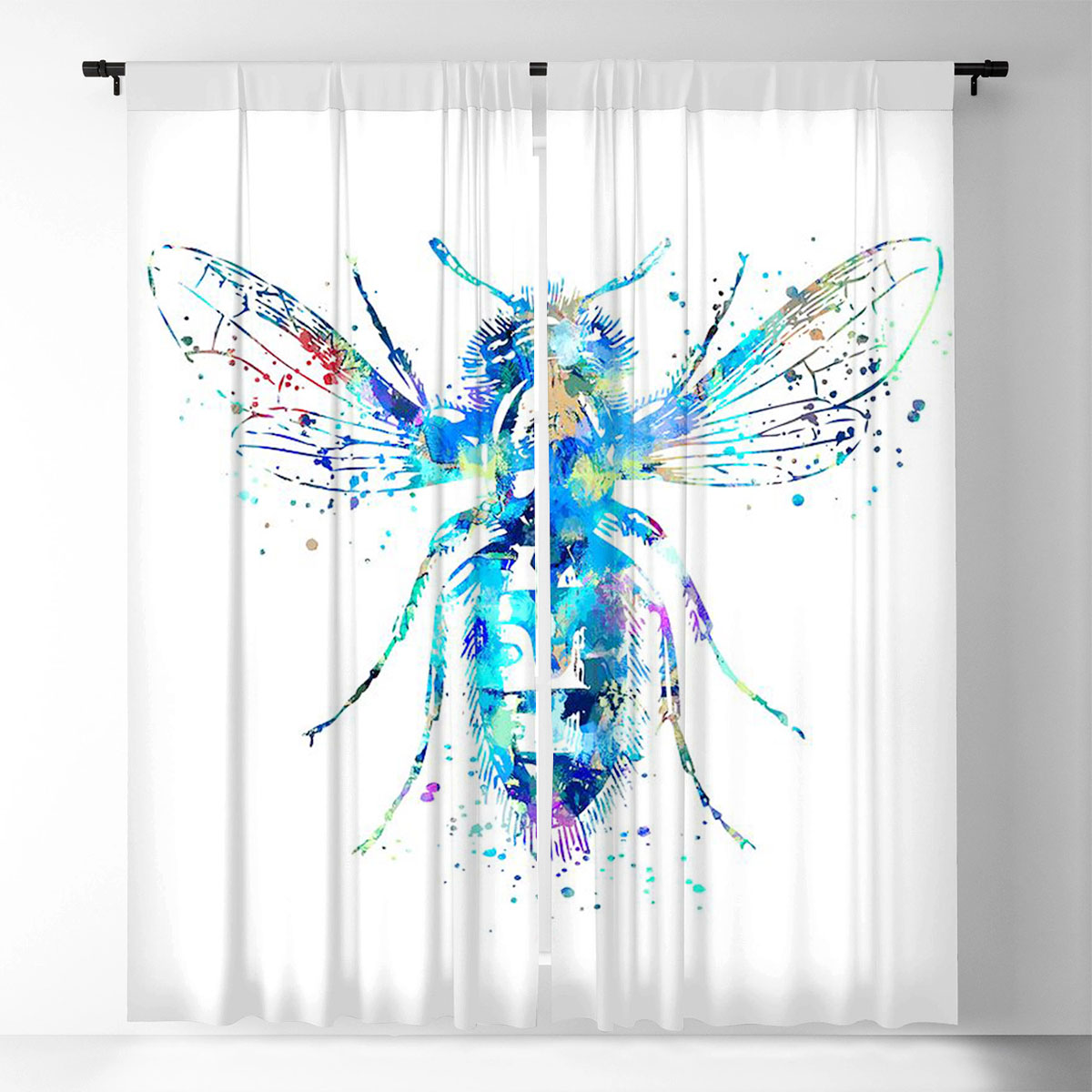 Galaxy Bee Window Curtain_2_1