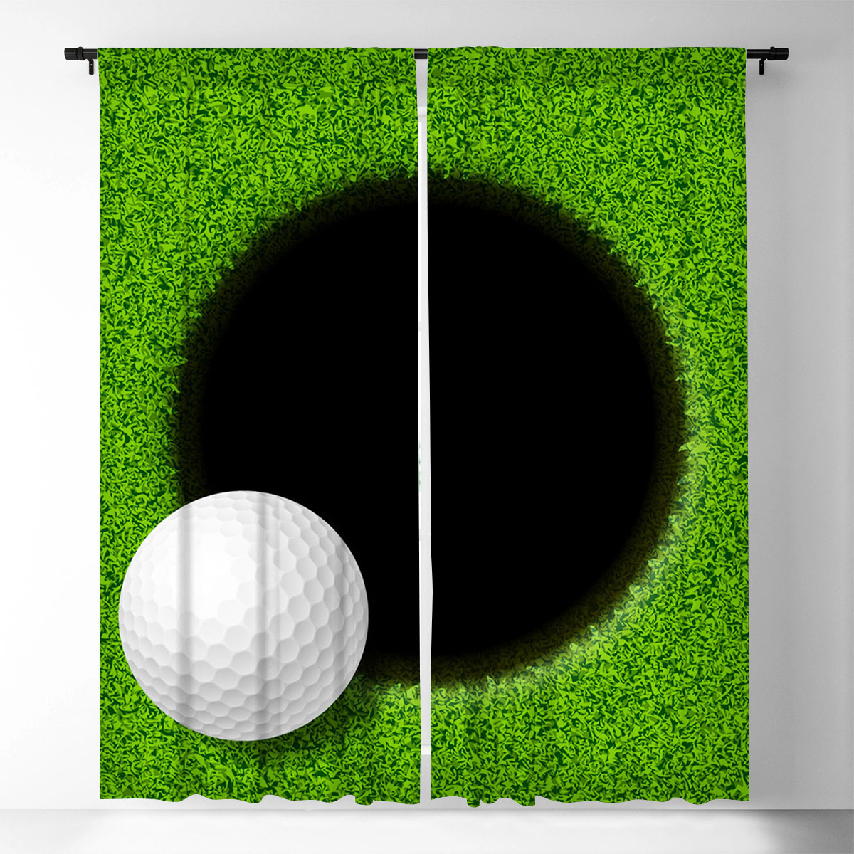 Grass Golf Window Curtain_2_1