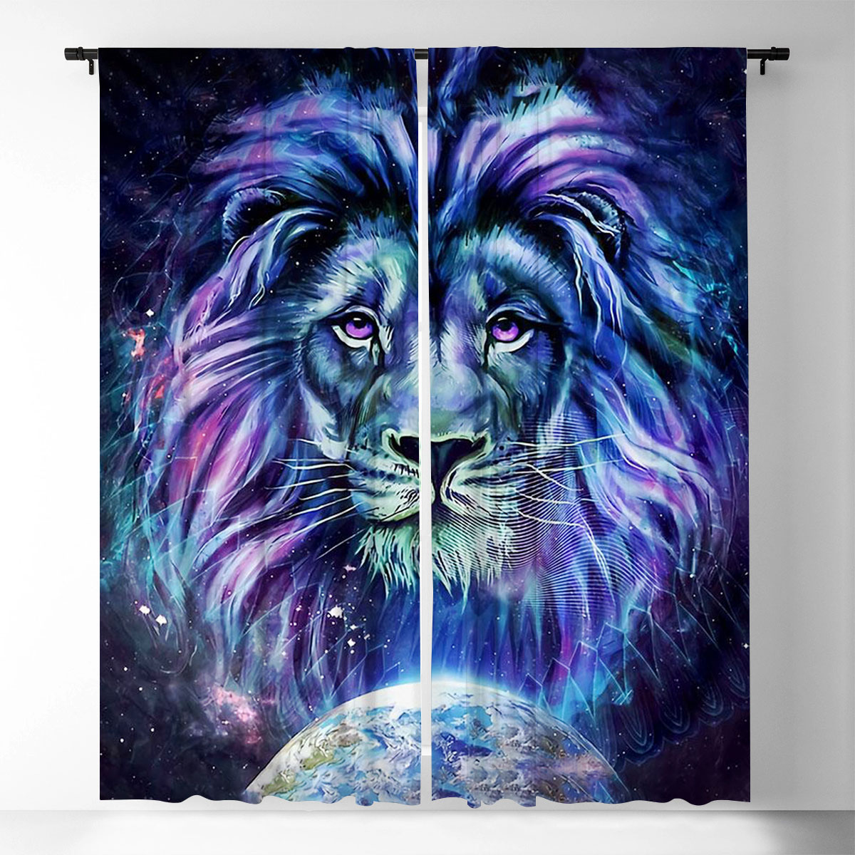 Guardian Cosmic Lion Window Curtain_2_1