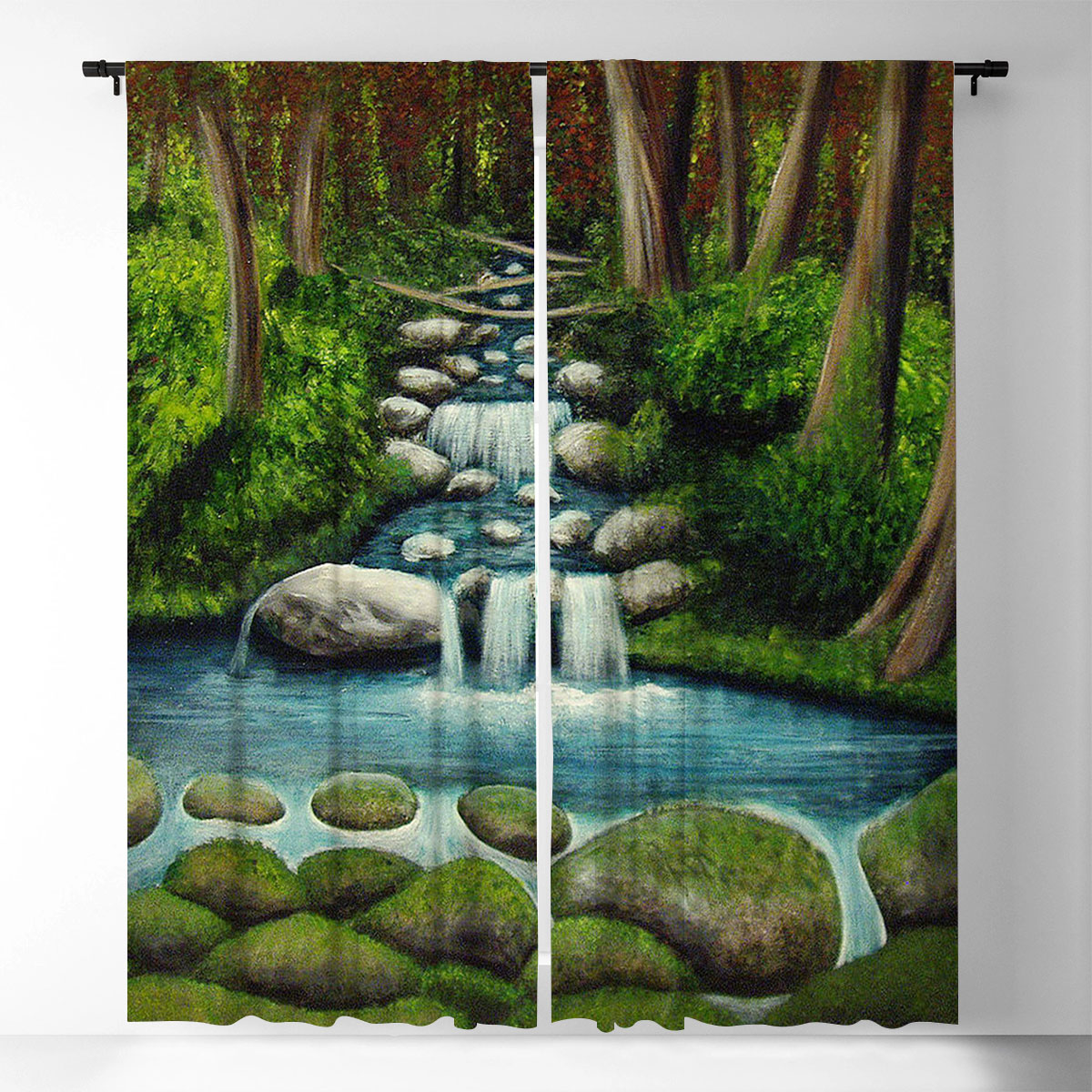Hidden Waterfall Window Curtain_2_1