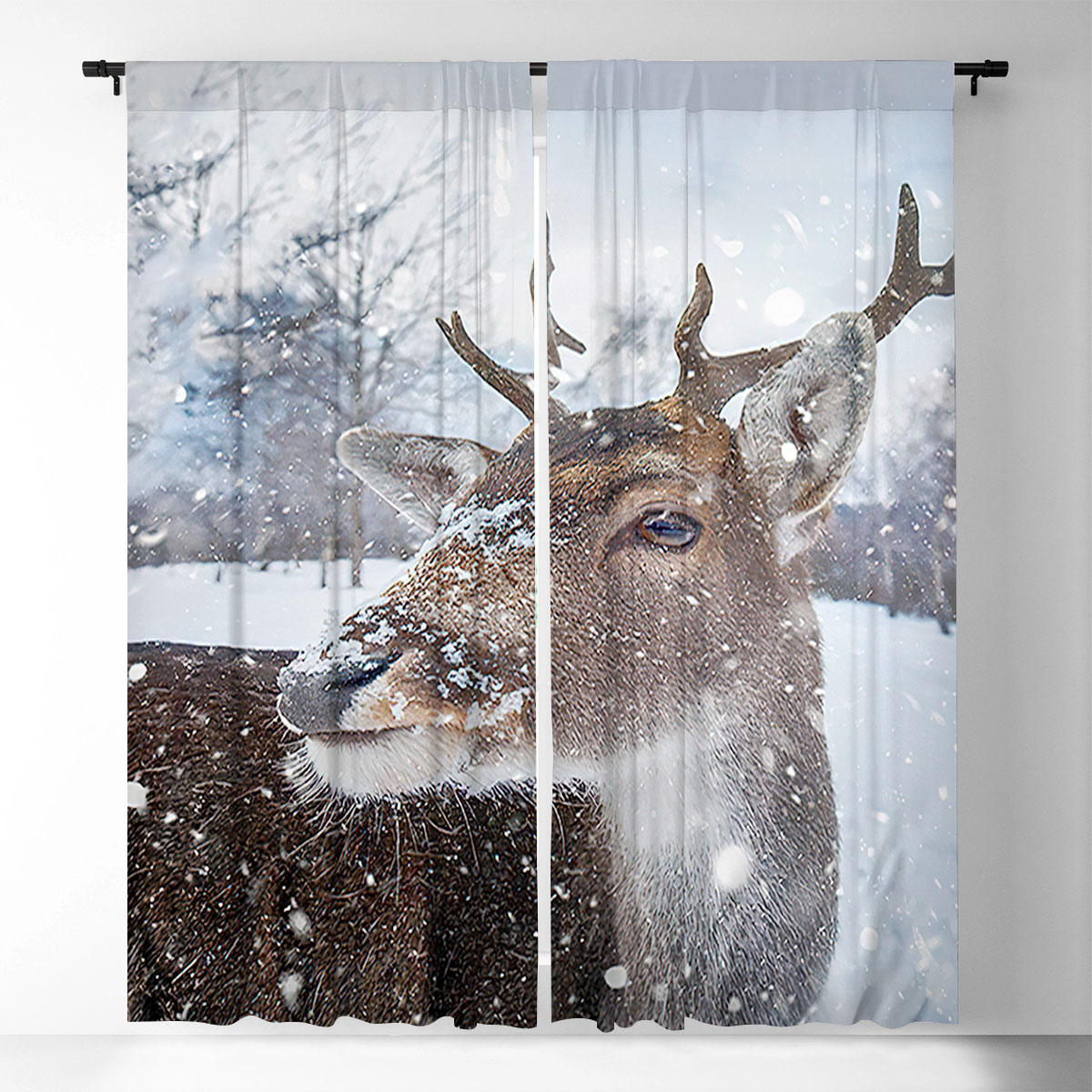 Hunting Season Window Curtain_2_1