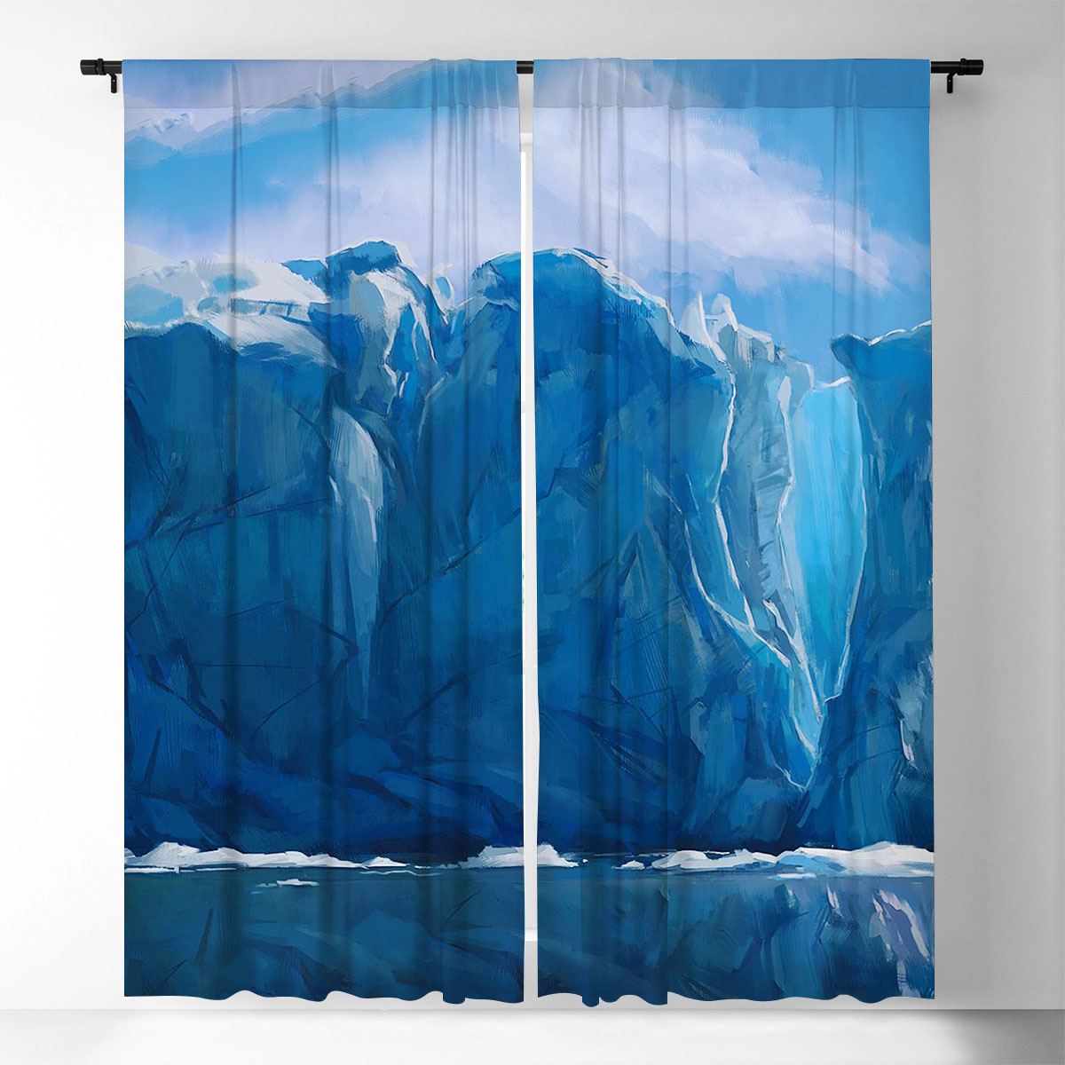 Ice Glacier Window Curtain_2_1