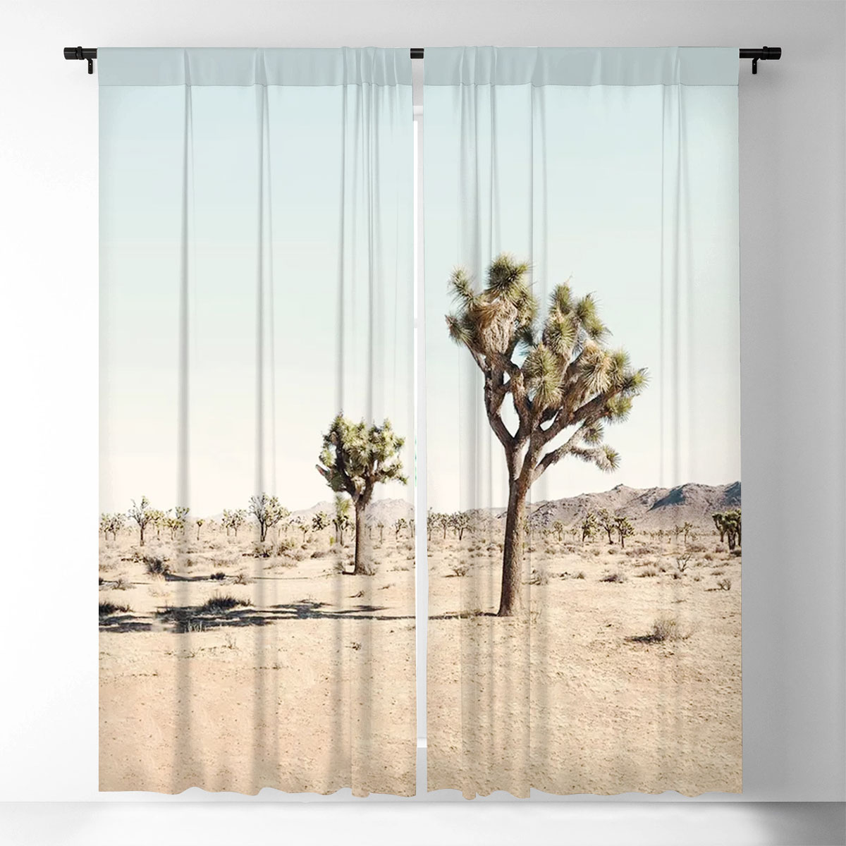 Joshua Tree Desert Window Curtain_2_1