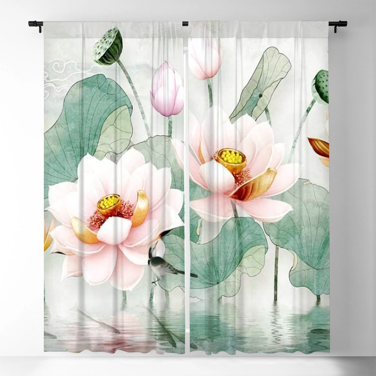 Lotus Leaf Window Curtain_2_1