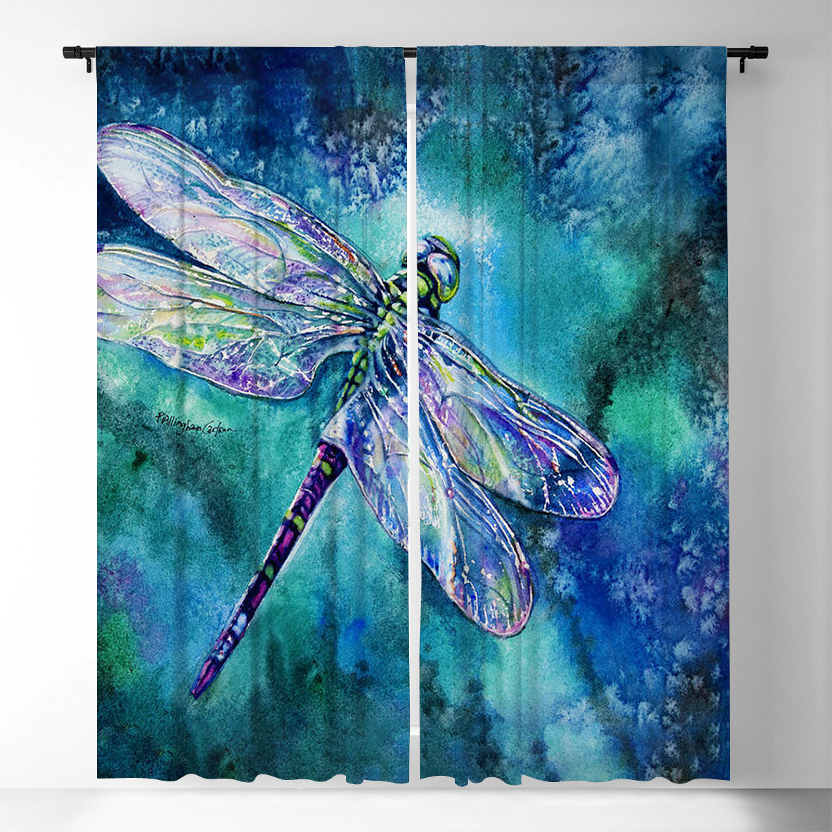 Magic Dragonfly Window Curtain_2_1