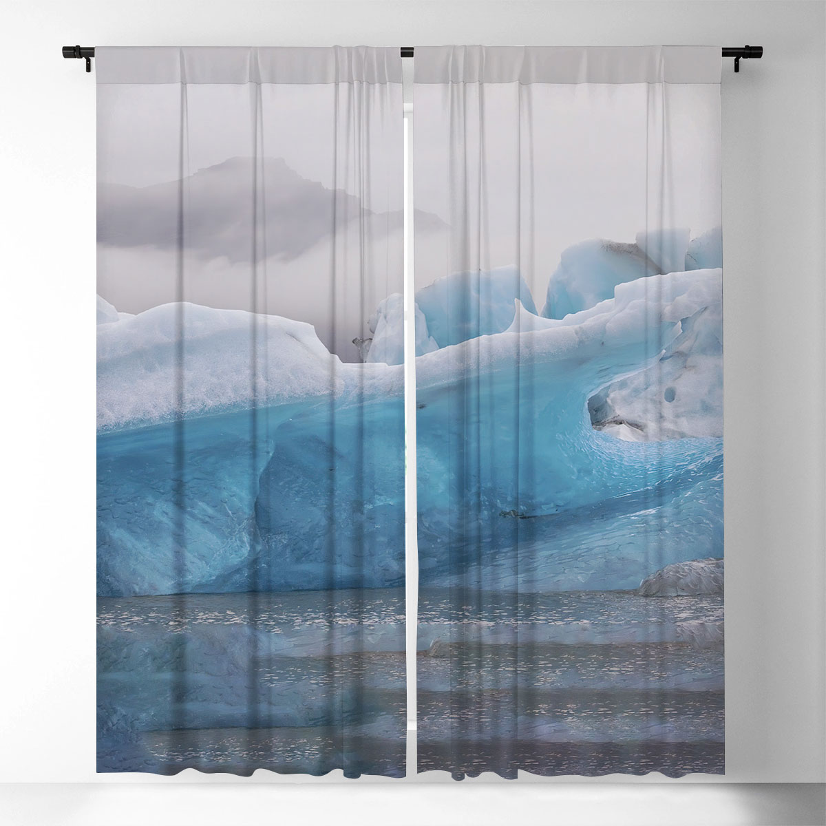 Margerie Glacier Window Curtain_2_1
