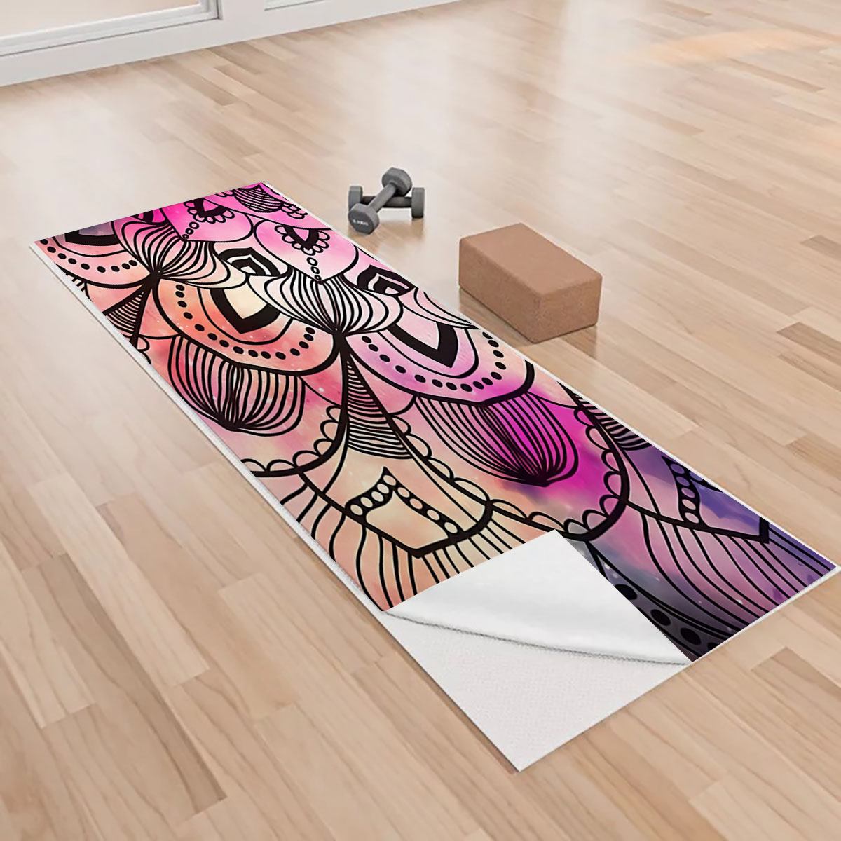 Galaxy Lotus Yoga Towels_2_1