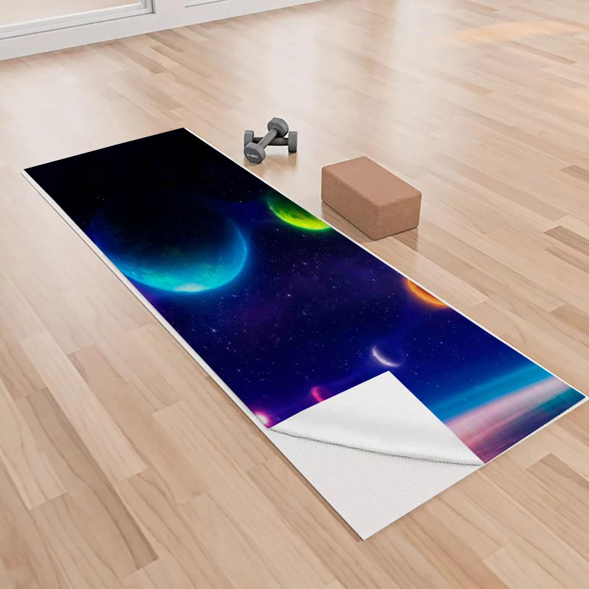 Galaxy Space Star Yoga Towels_2_1