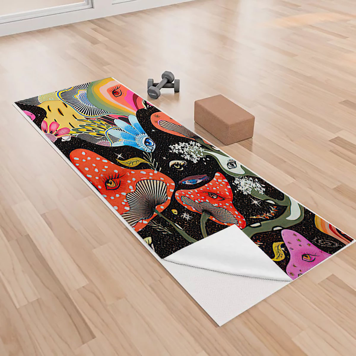 Mandala Psychedelic Yoga Towels_2_1