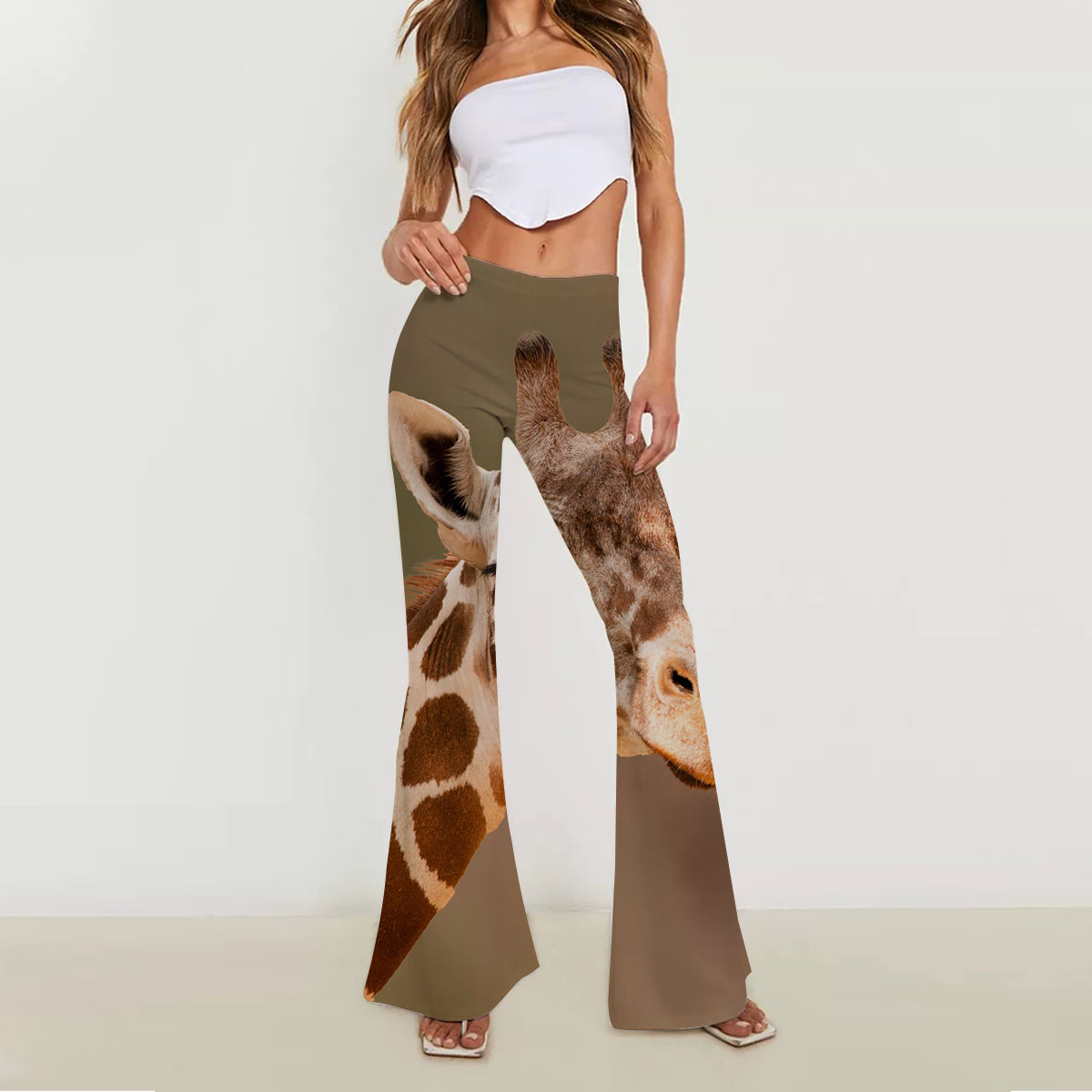 Giraffe Skinny Flare Pants