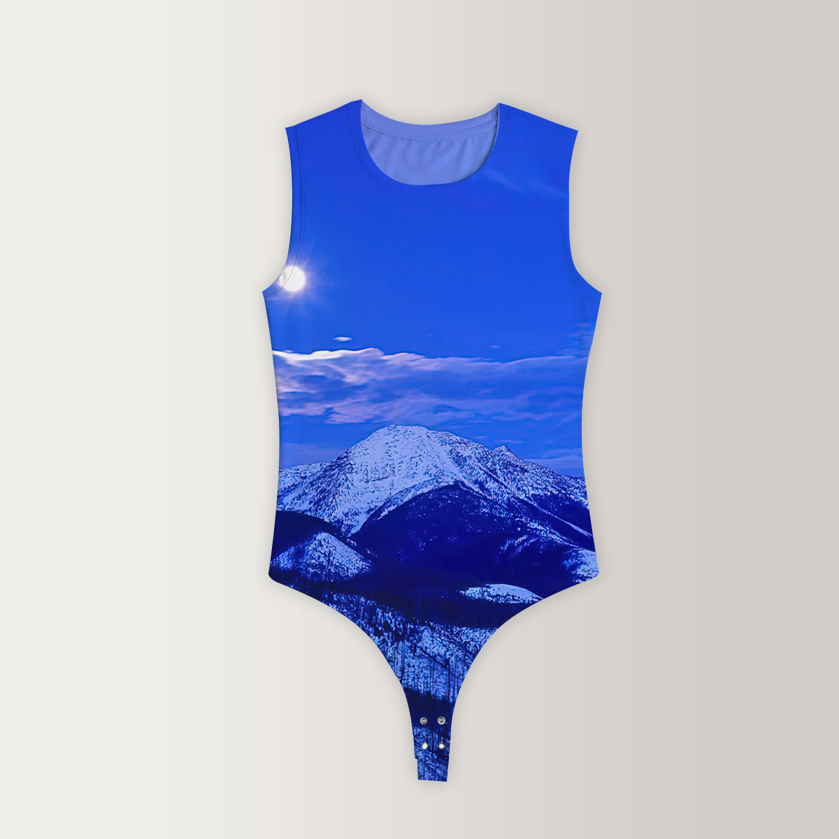 Glacier National Park Sleeveless Bodysuit
