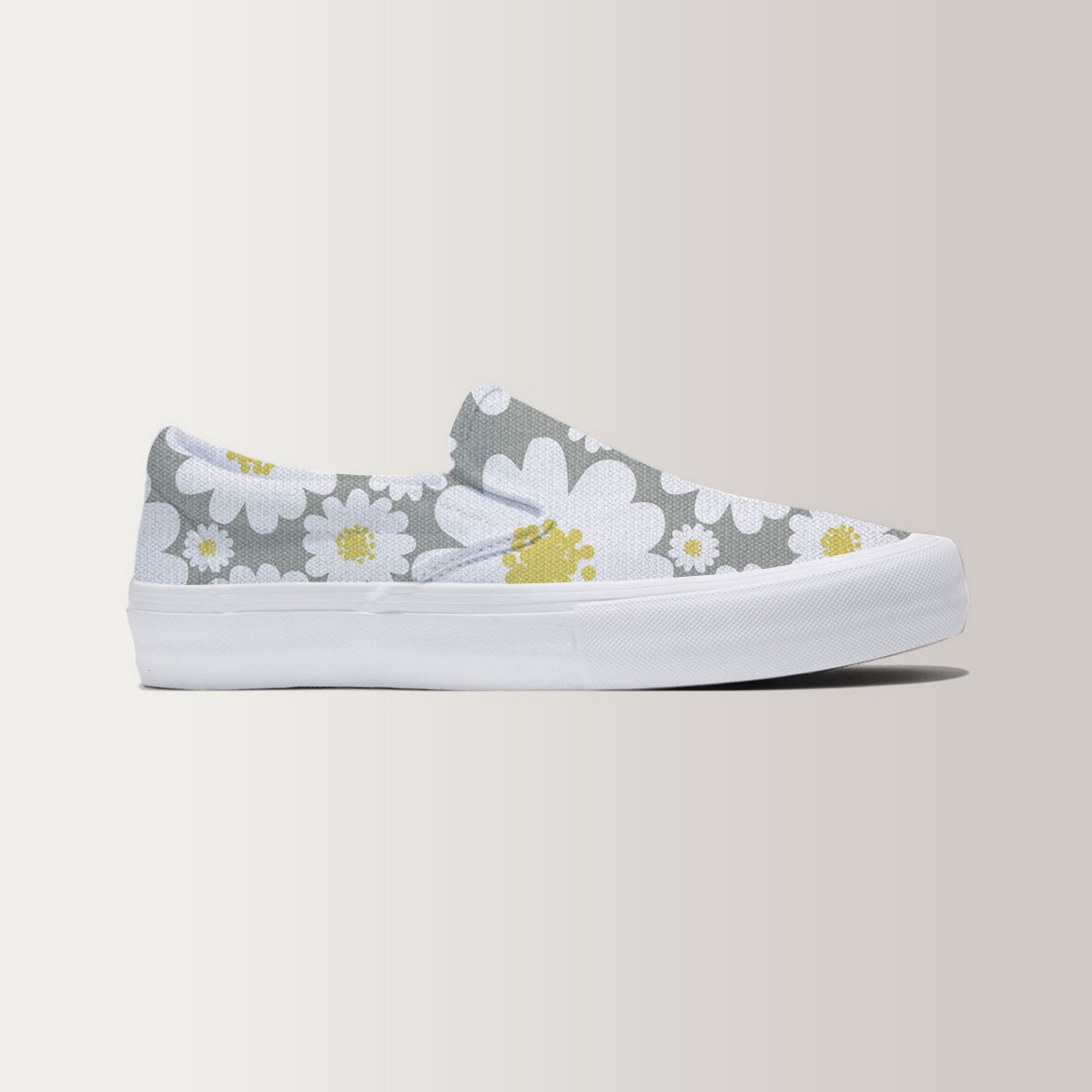 Flower Daisy Slip On Sneakers