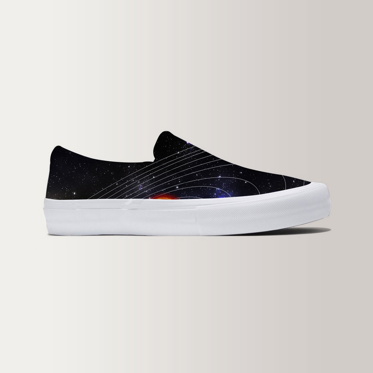 Galaxy Planet Slip On Sneakers