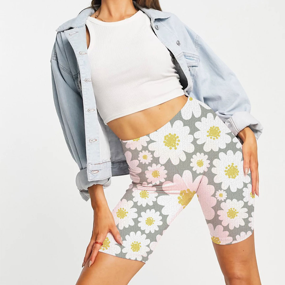 Flower Daisy Casual Shorts