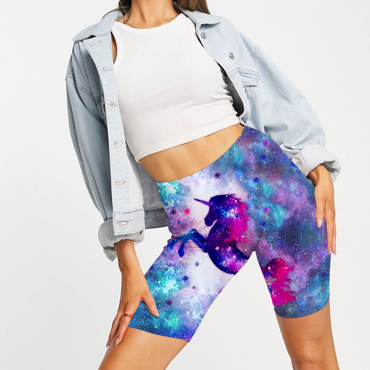 Galaxy Unicorn Casual Shorts