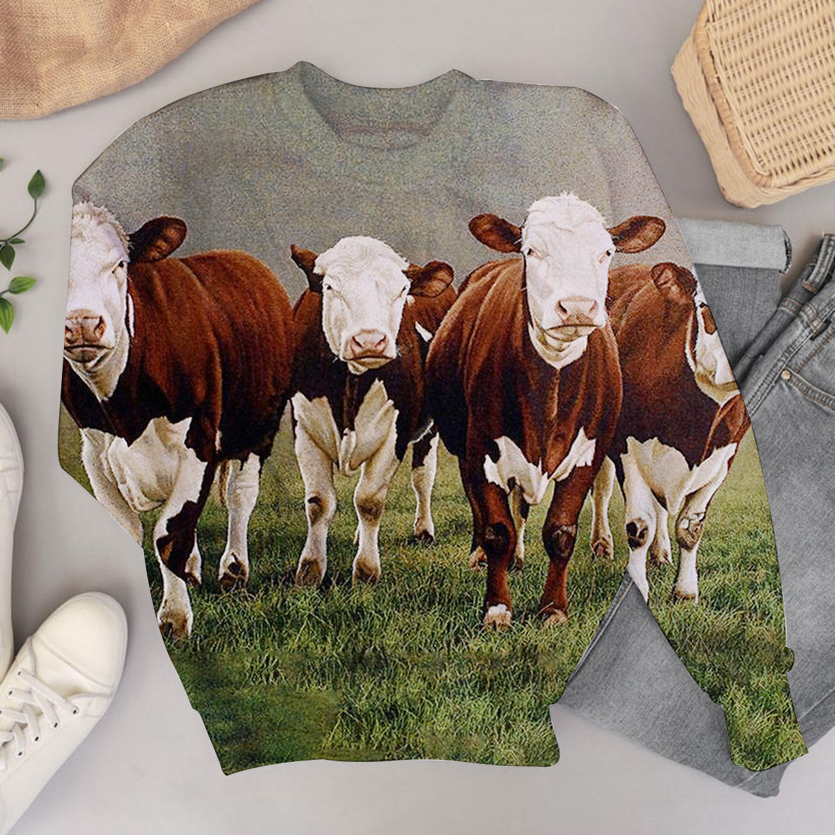 Four Cows Sweater