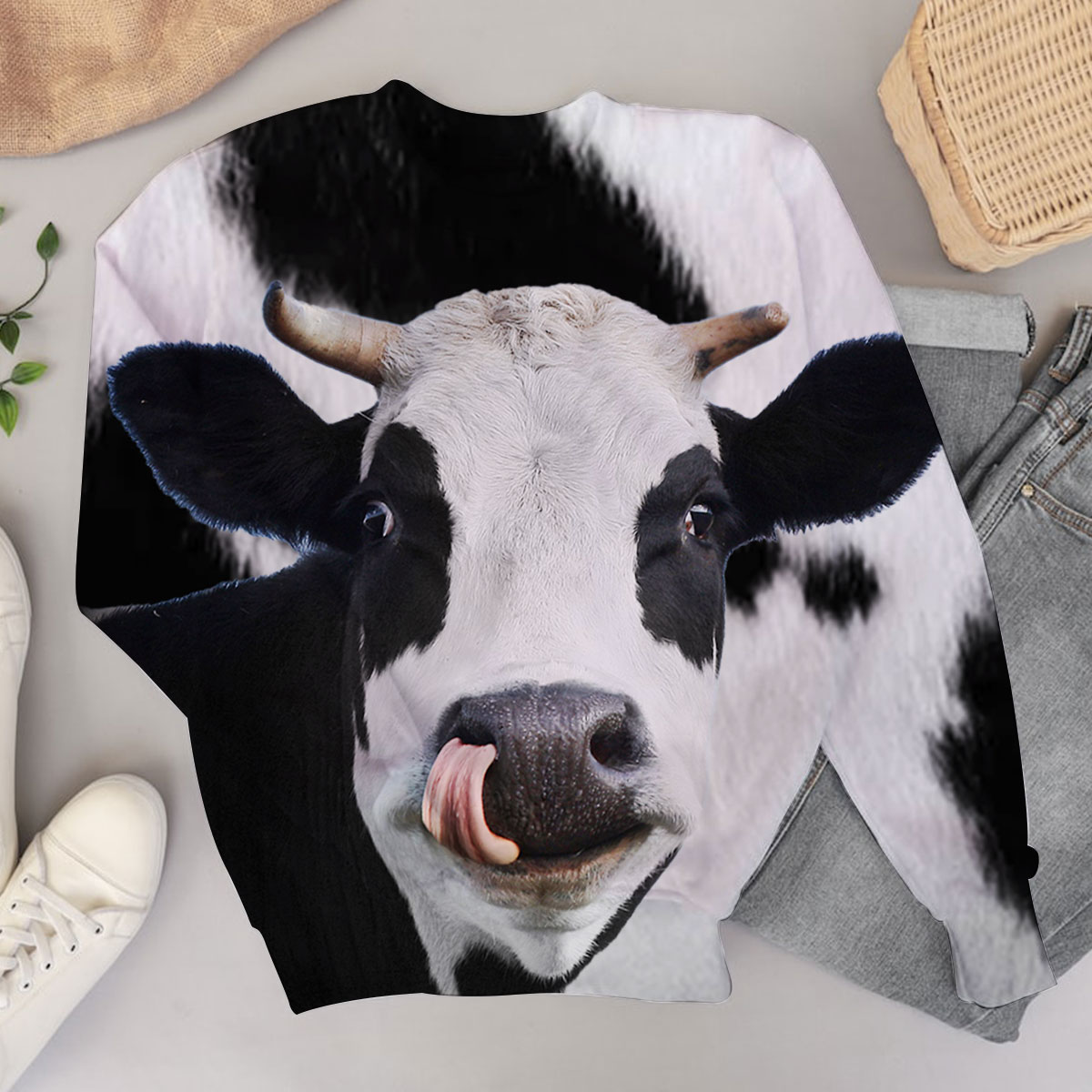 Funny Cow Sweater