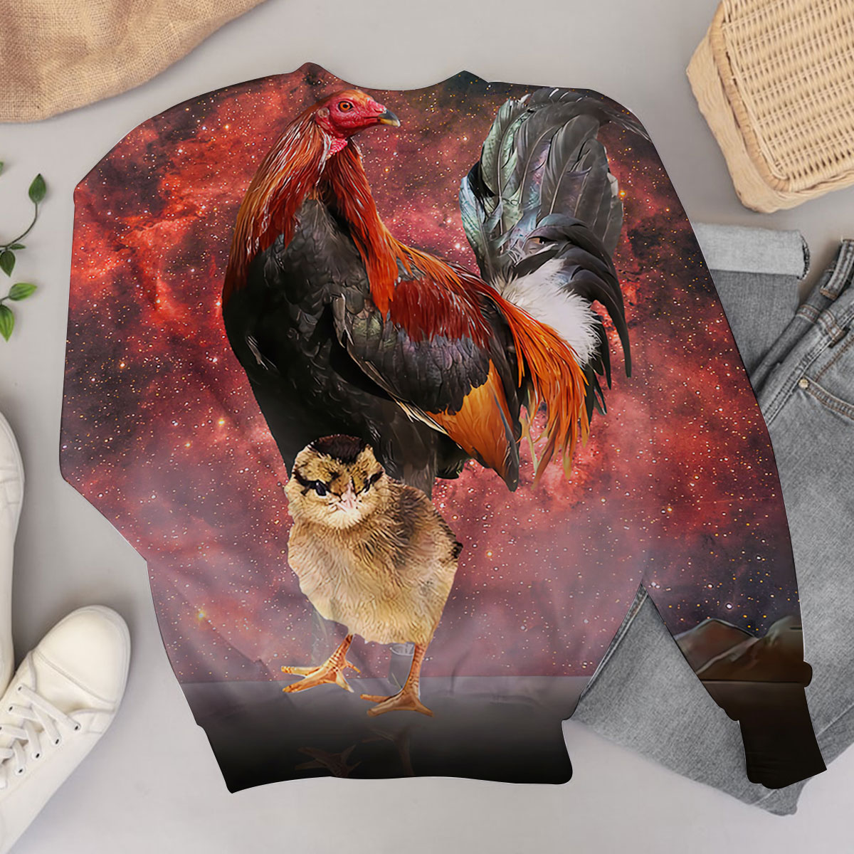 Galaxy Chicken Sweater