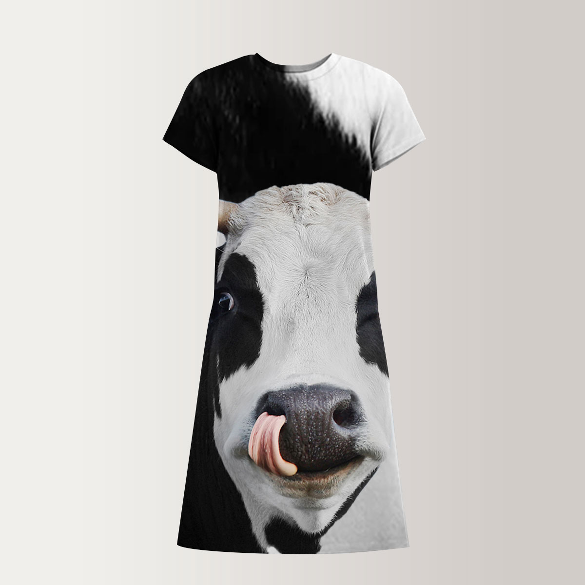Funny Cow T-Shirt Dress