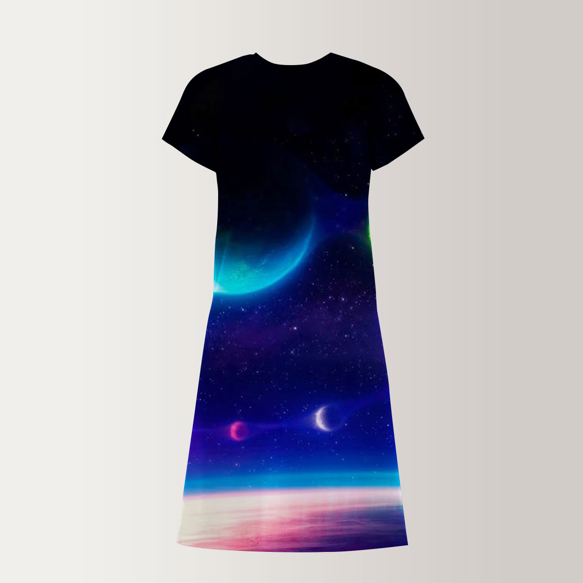 Galaxy Space Star T-Shirt Dress