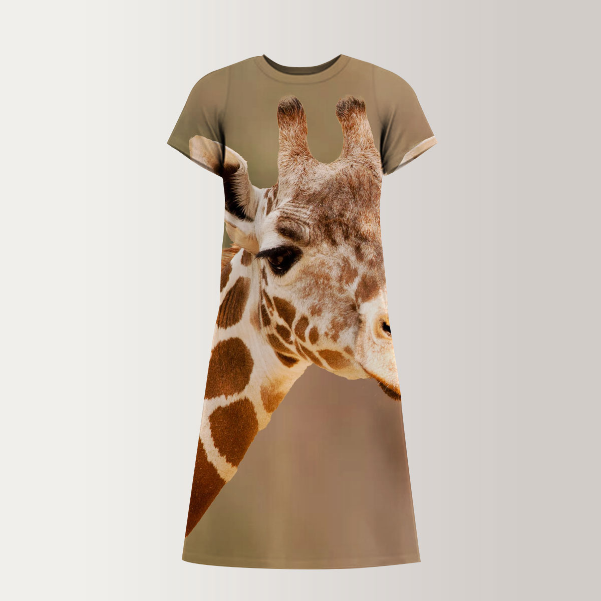 Giraffe T-Shirt Dress
