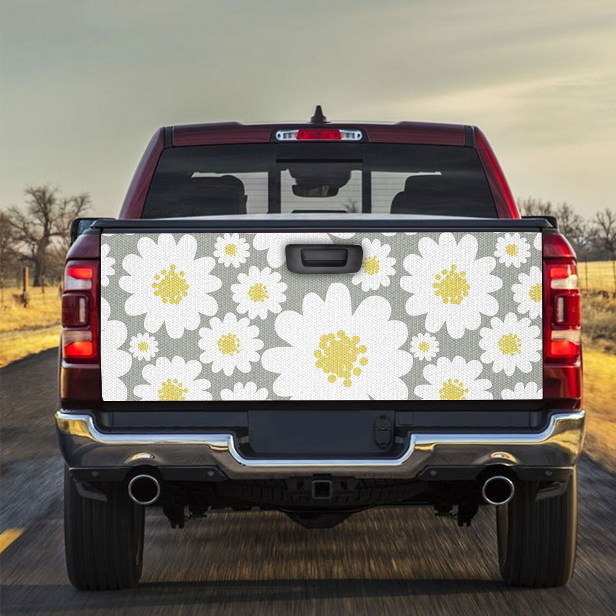 Flower Daisy Truck Bed Decal