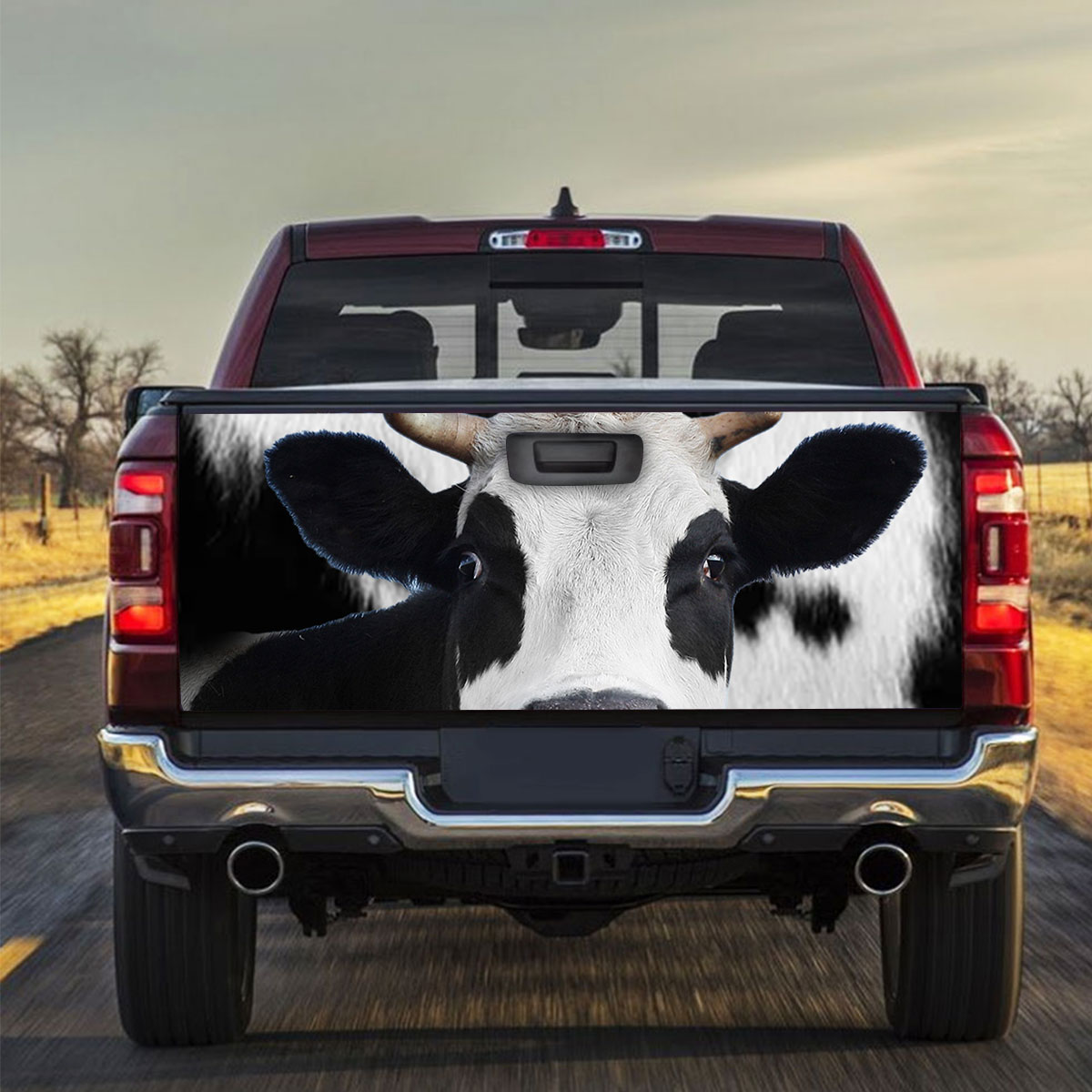 Funny Cow Truck Bed Decal