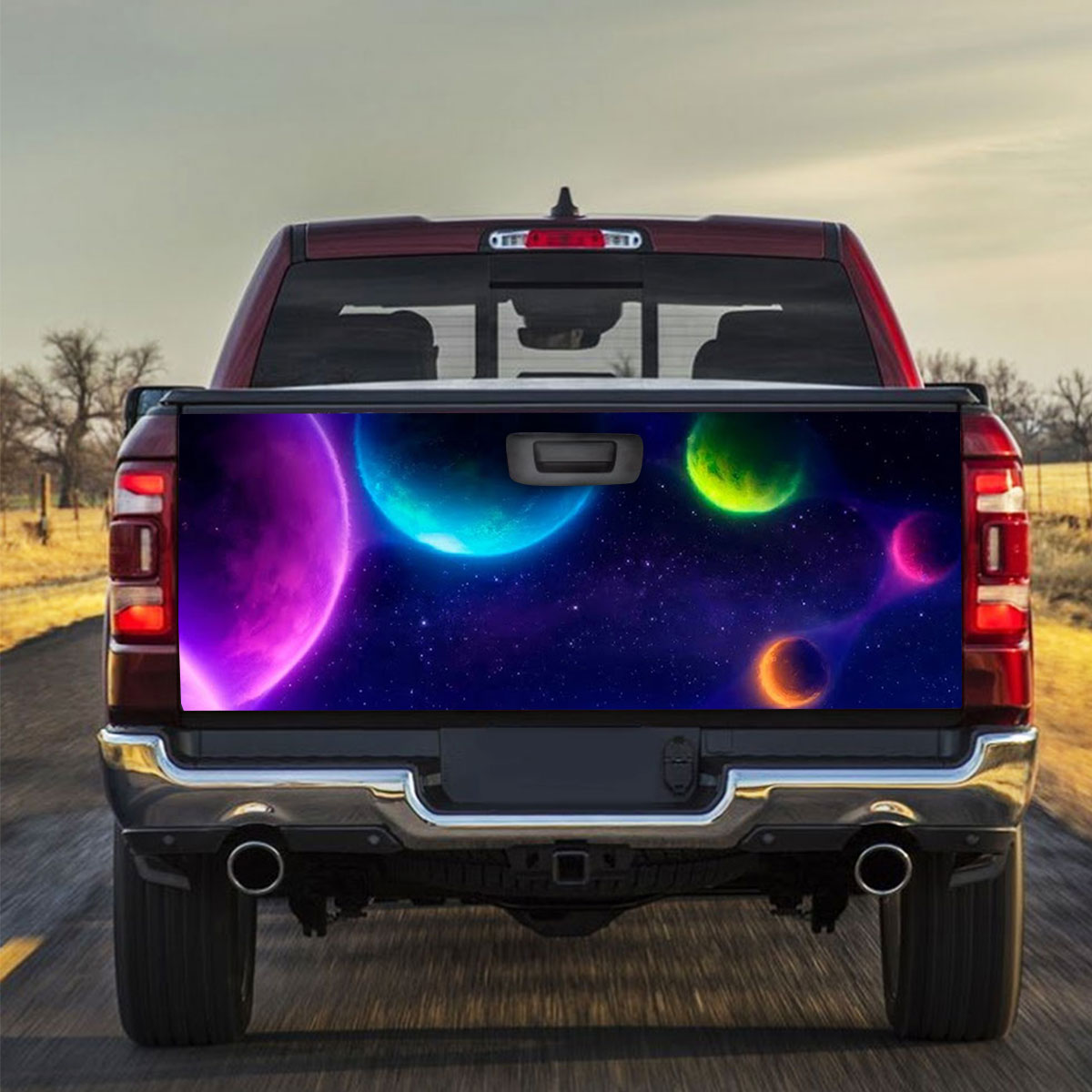 Galaxy Space Star Truck Bed Decal