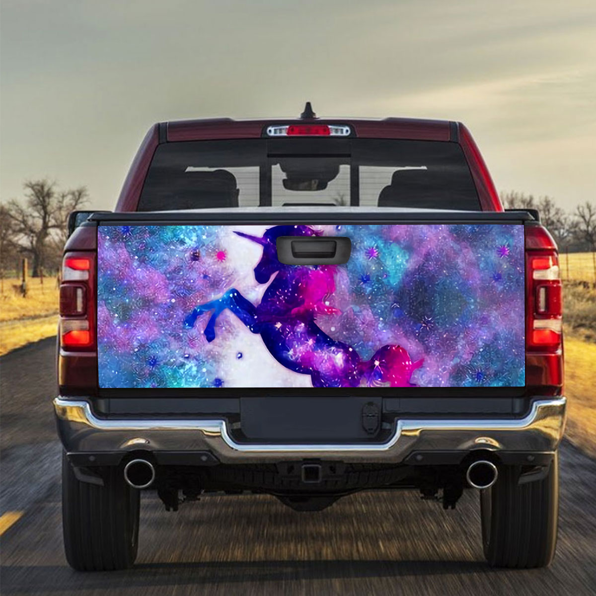 Galaxy Unicorn Truck Bed Decal