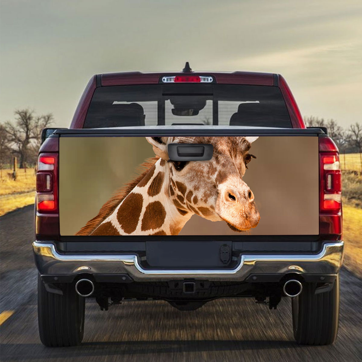 Giraffe Truck Bed Decal