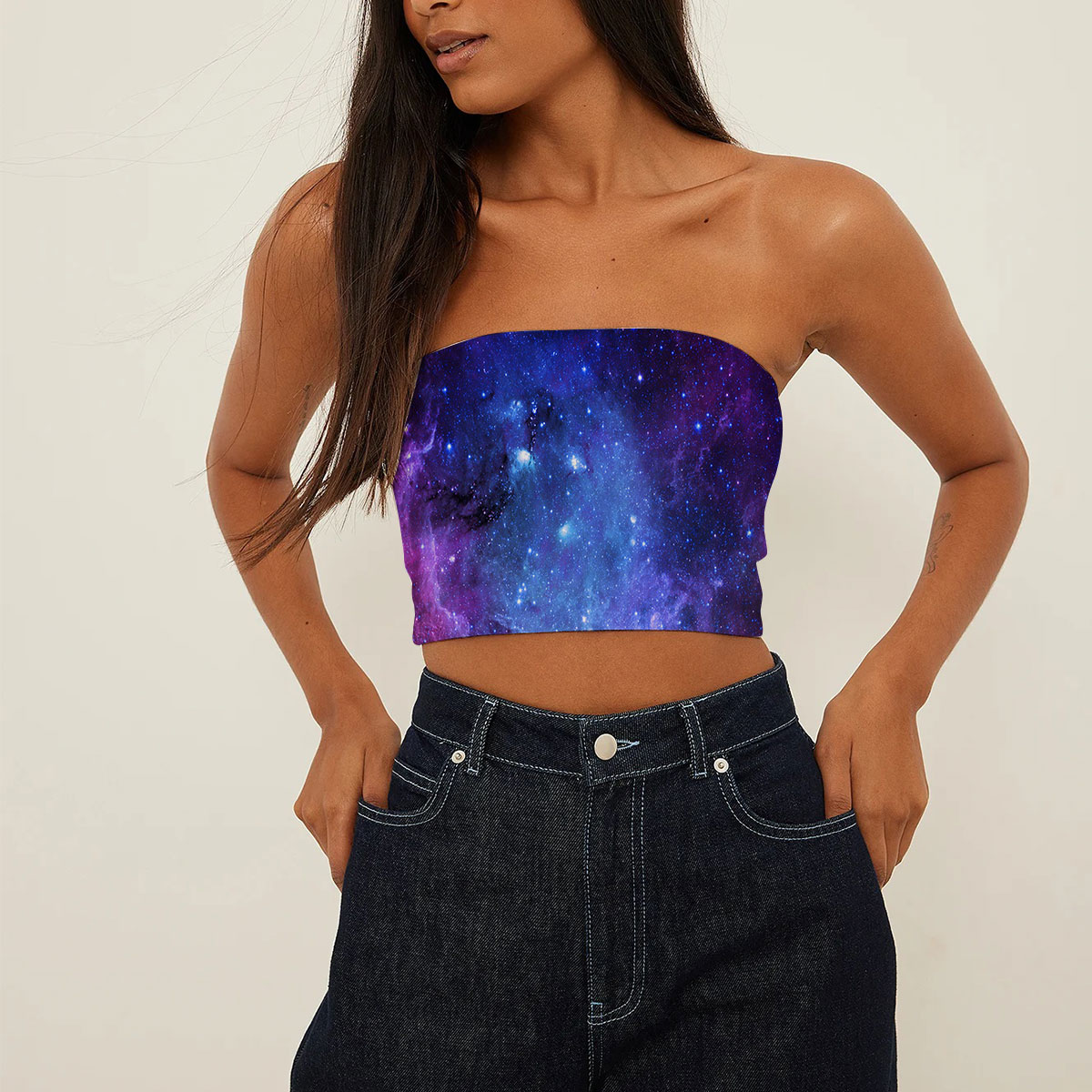 Galaxy Space Tube Top