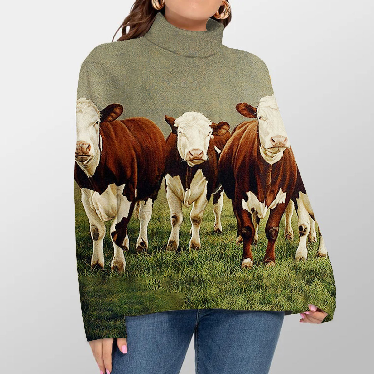 Four Cows Turtleneck Sweater