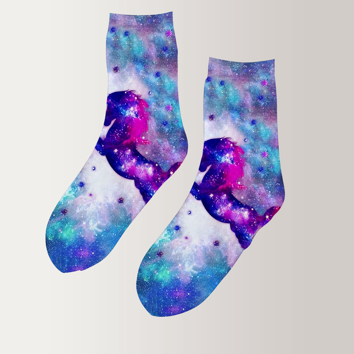 Galaxy Unicorn 3D Socks