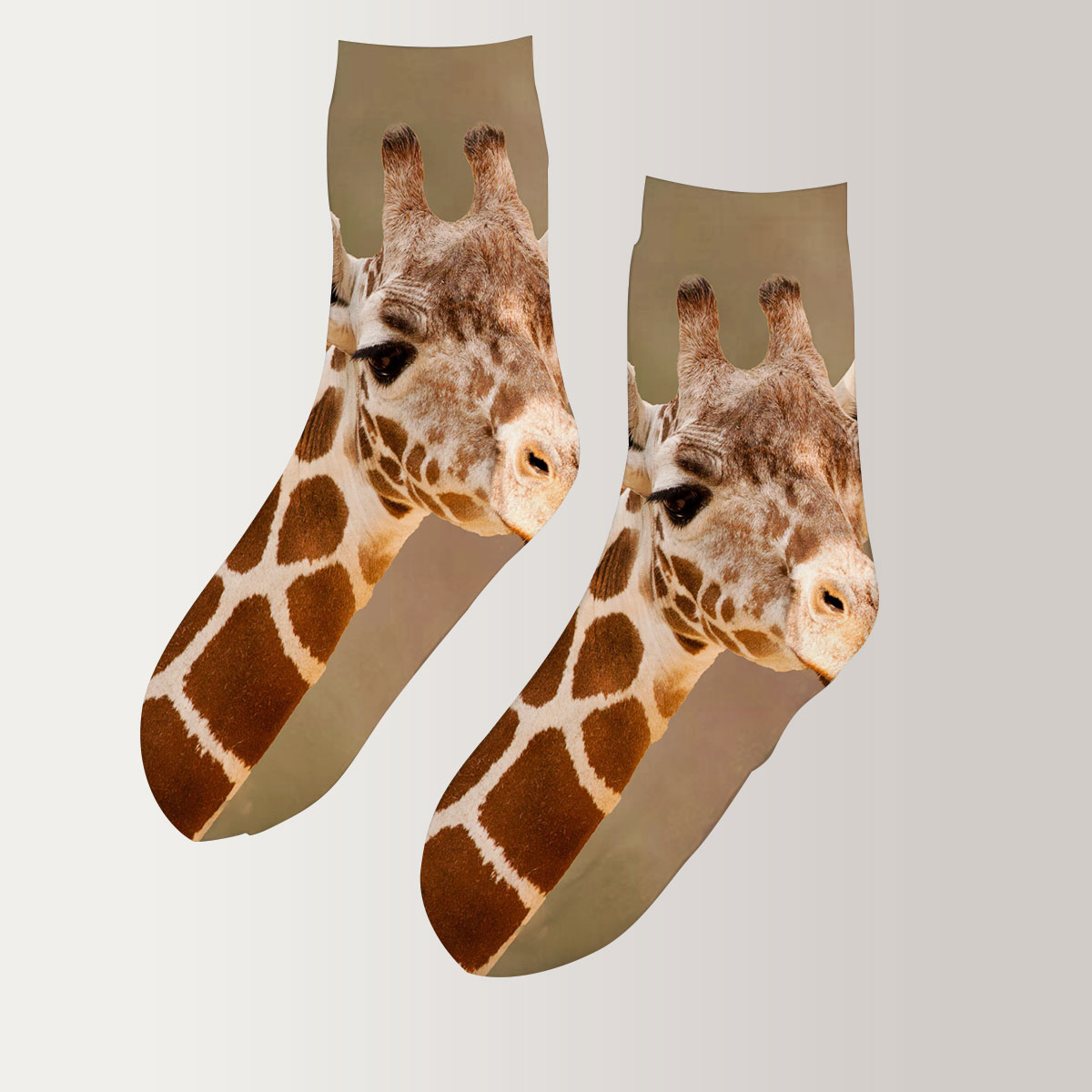 Giraffe 3D Socks
