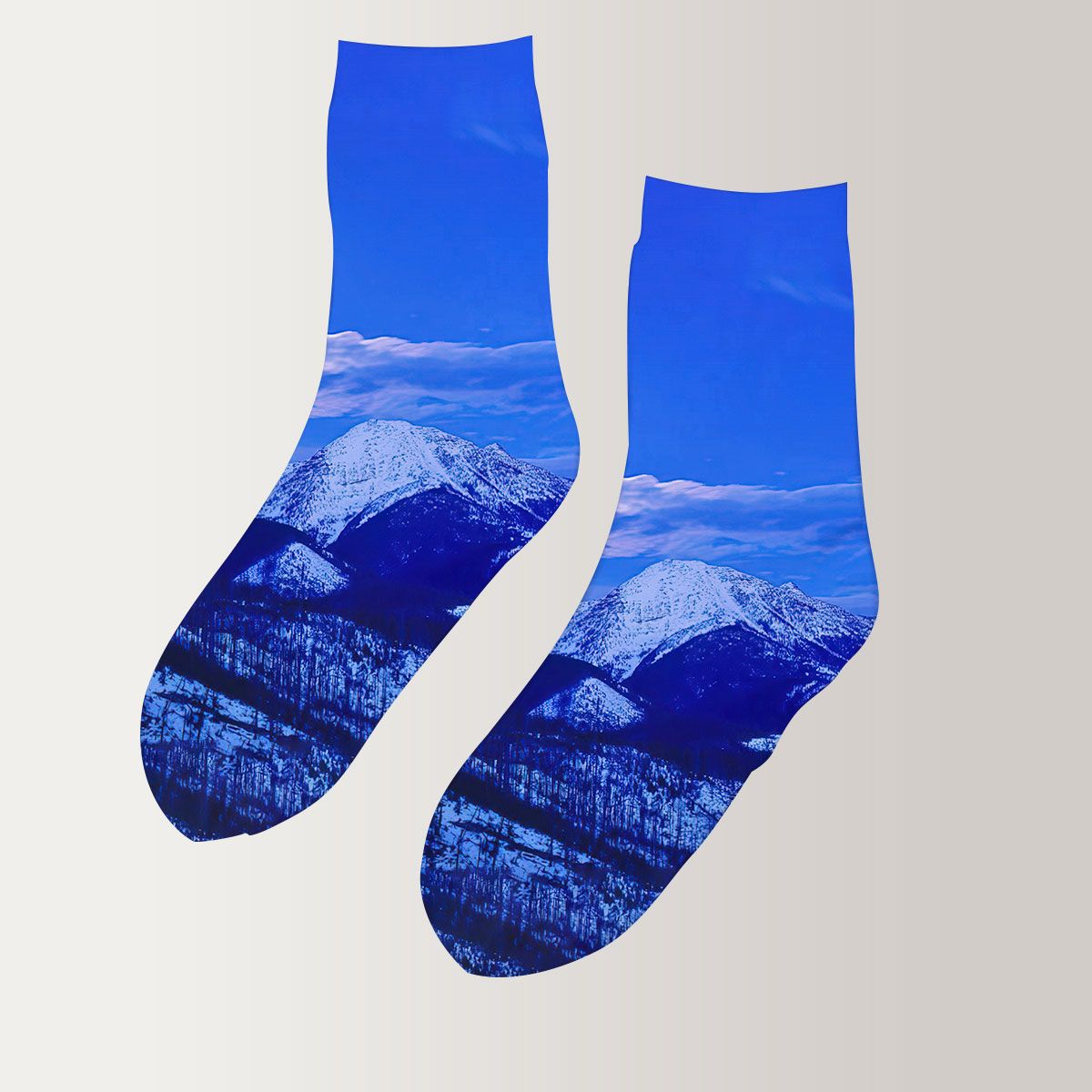 Glacier National Park 3D Socks