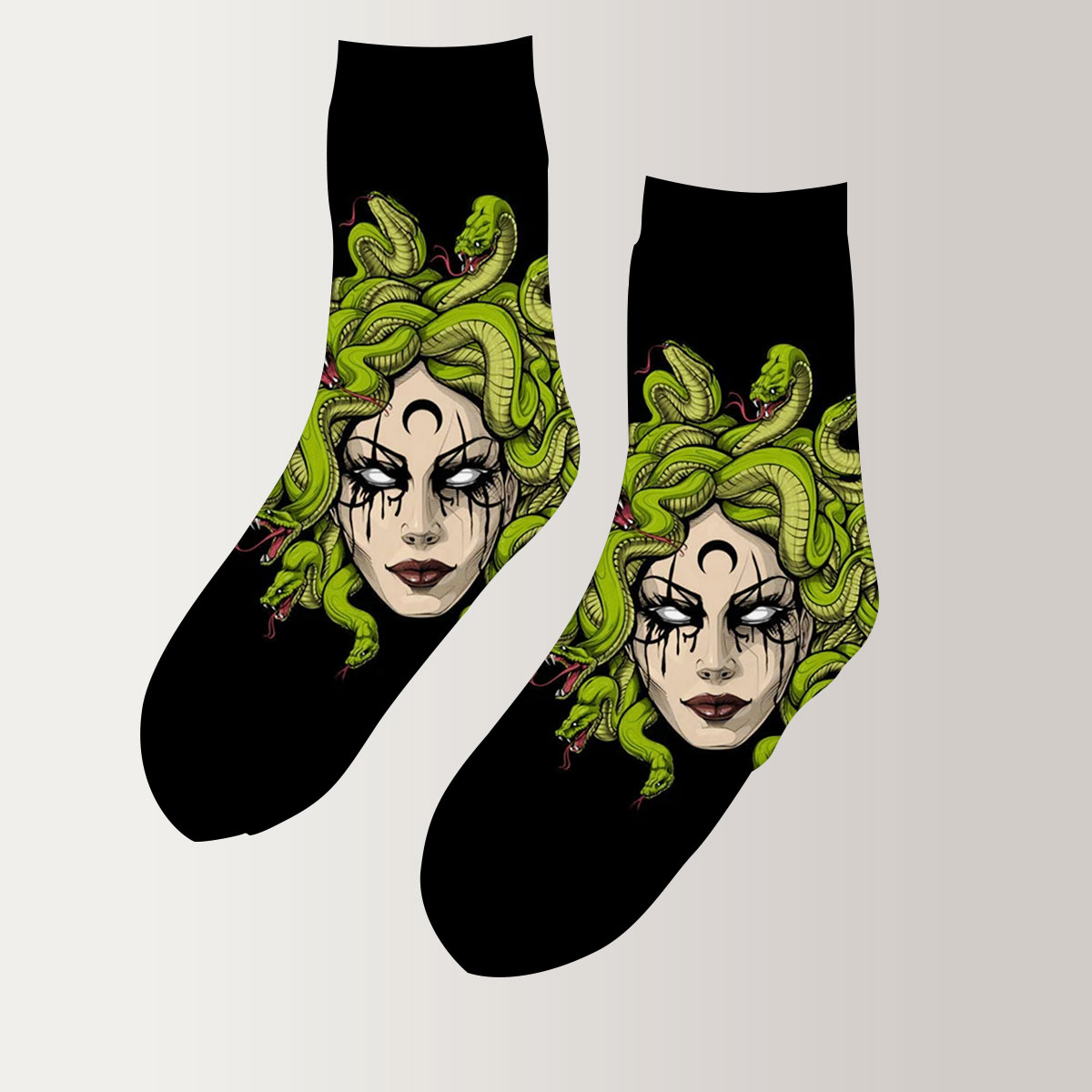 Goddess Medusa 3D Socks
