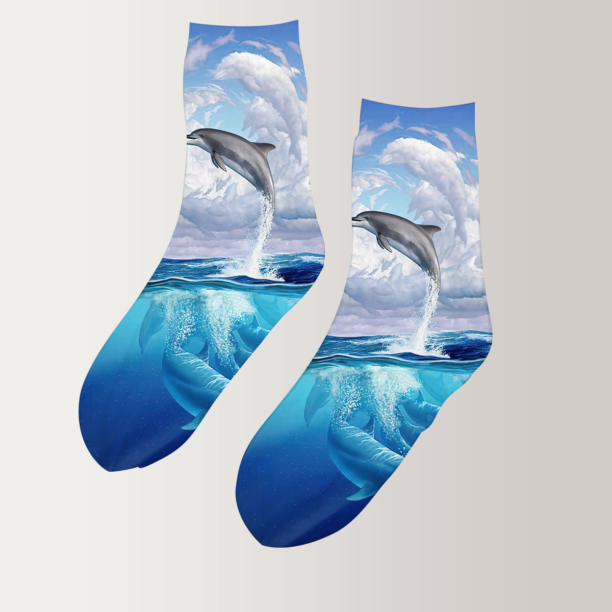 Happy Dolpin 3D Socks