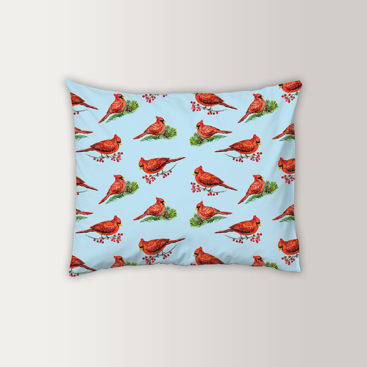 Cardinal On Branches Pillow Case