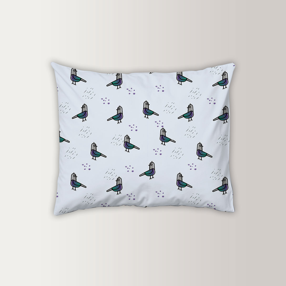 Coon Funny Pigeon Pillow Case