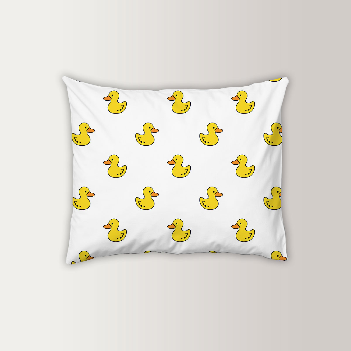 Happy Duck Pillow Case