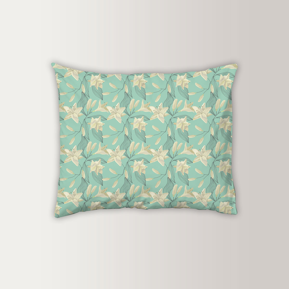 Tropical Lily FLowers Pillow Case