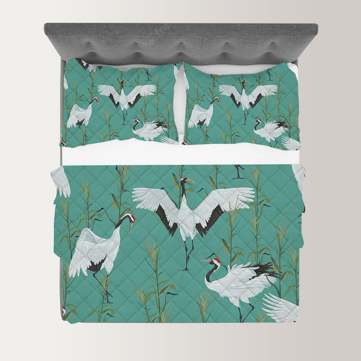 Heron Art Quilt Set