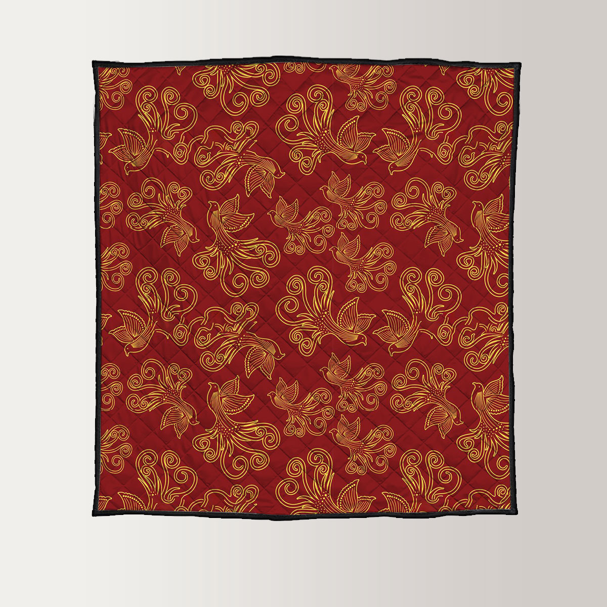 Classic Pigeon Red Quilt