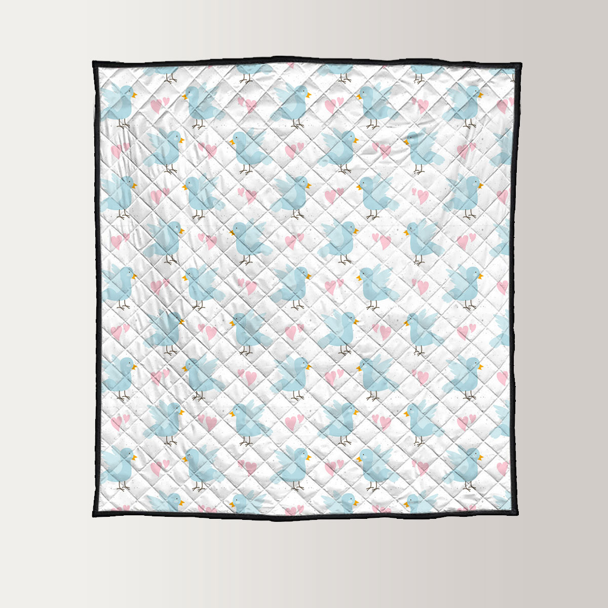He Blue Pigeon Coon Quilt