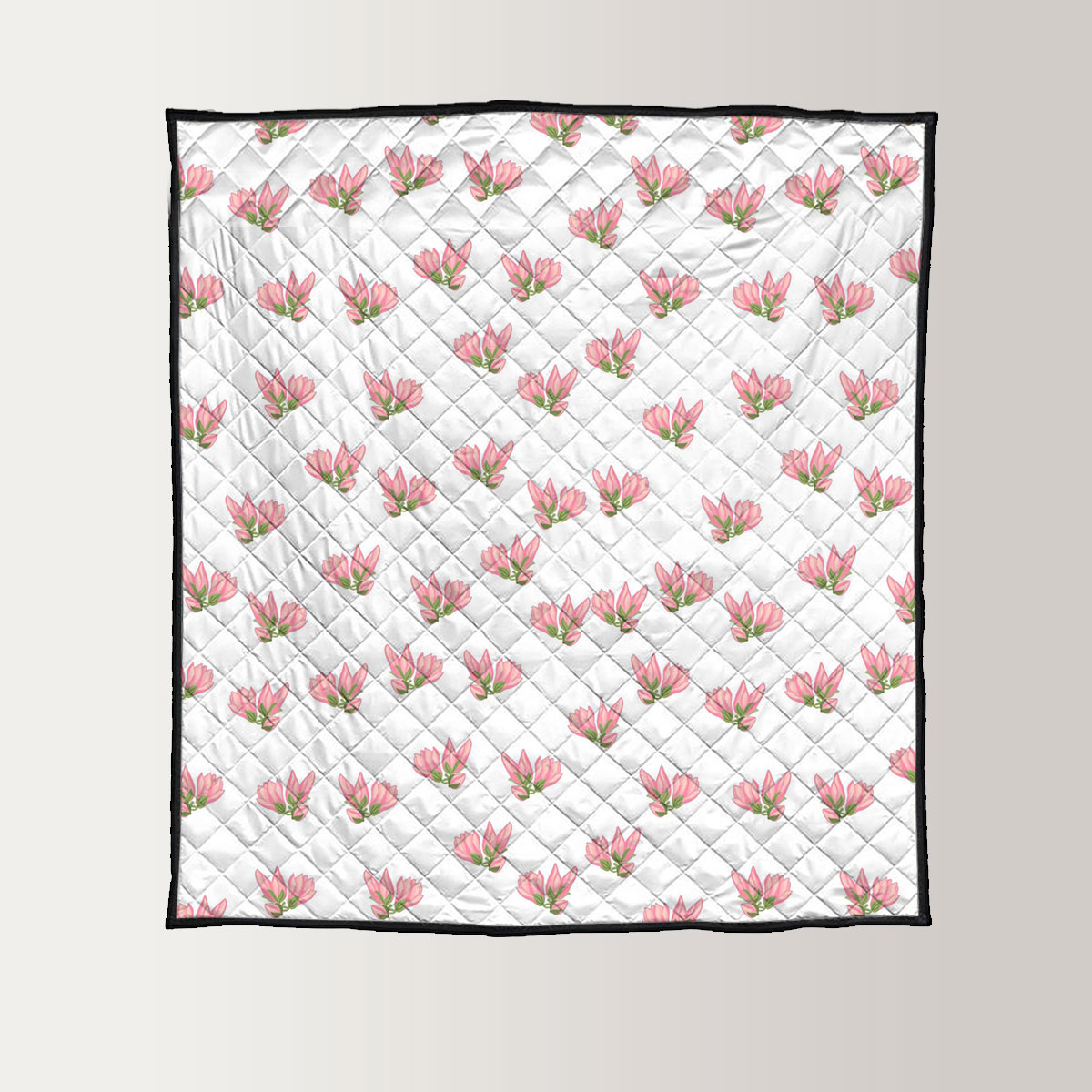 Romantic Magnolia Flower Quilt