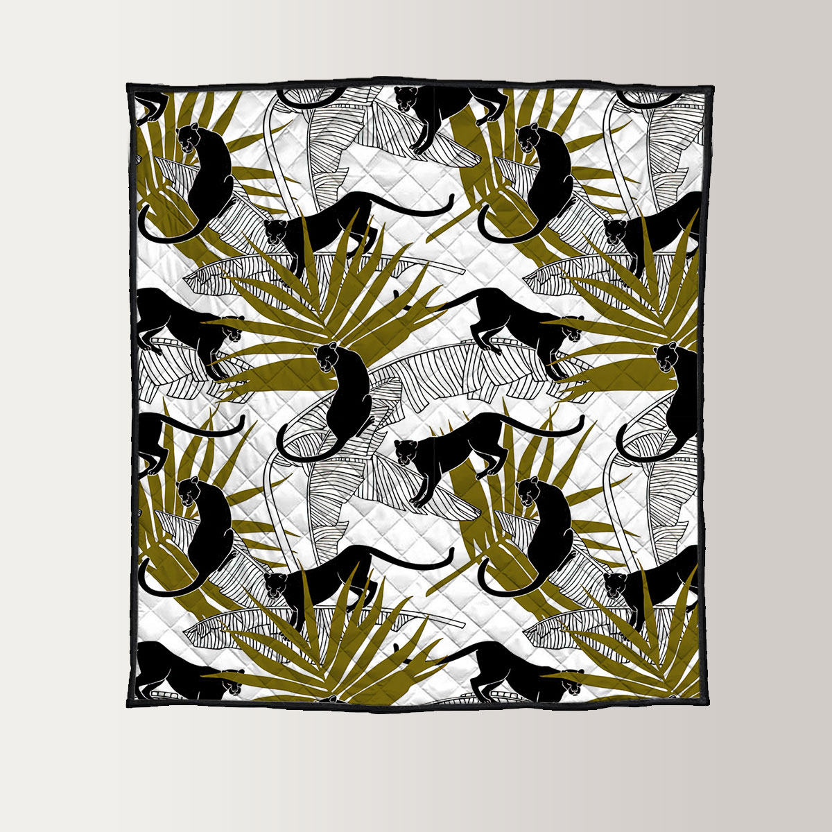 Tropical Black Panther Quilt