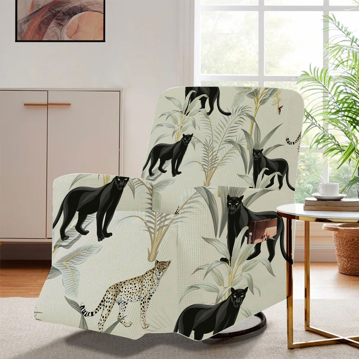 Panther Family Recliner Slipcover