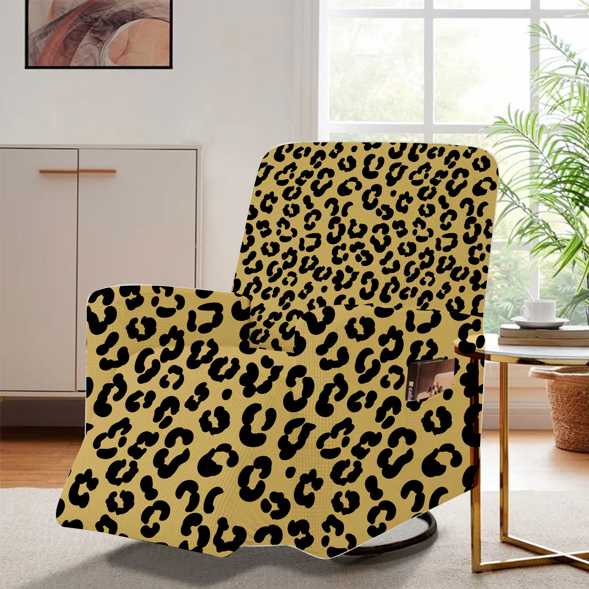 Panther Skin Recliner Slipcover